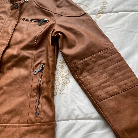 Maralyn & Me Faux Leather Jacket - Picture 3 of 7